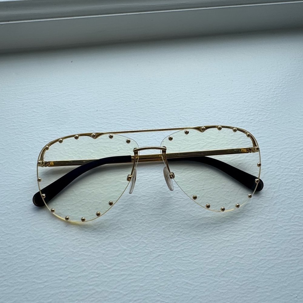 Louis Vuitton Gold and Black Party Sunglasses - Picture 3 of 9